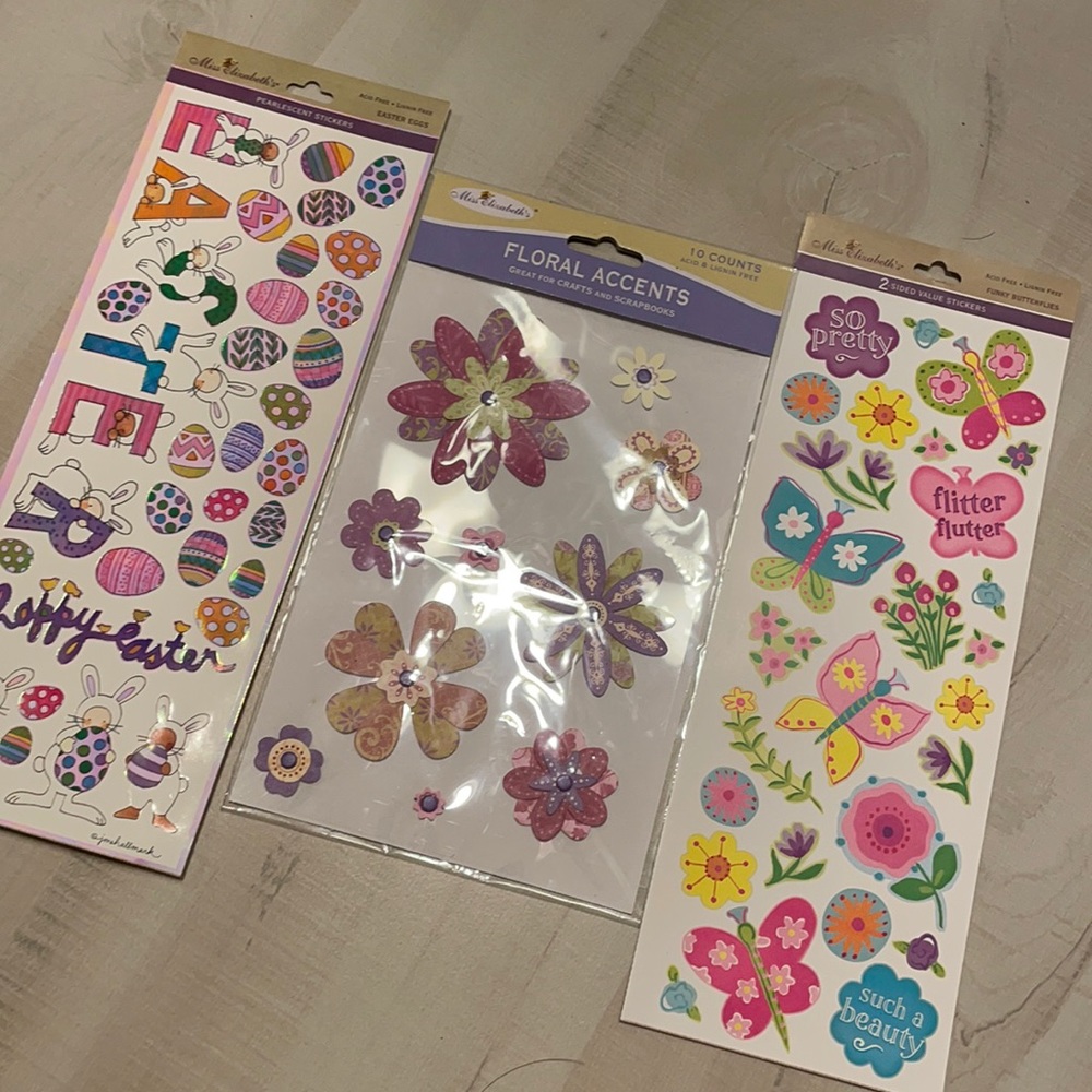 Miss Elizabeth's Easter and Spring Scrapbook Stickers
